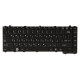 Клавiатура для ноутбука TOSHIBA Satellite L600 чорний, чорний фрейм