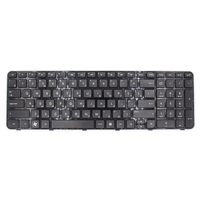 Клавiатура для ноутбука HP Pavilion G6-2000 чорний, чорний фрейм