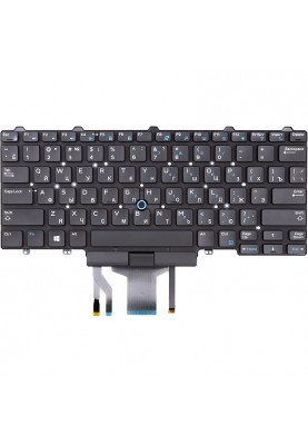 Клавіатура для ноутбука DELL Latitude E5450, E5470 чорний, без фрейму