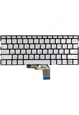 Клавіатура для ноутбука XIAOMI MI Air 13.3" біла, без фрейму, підсвітка