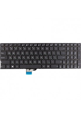 Клавіатура для ноутбука ASUS Zenbook UX510 чорна, без фрейму