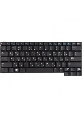 Клавіатура для ноутбука DELL Latitude E5440 чорна, чорний фрейм
