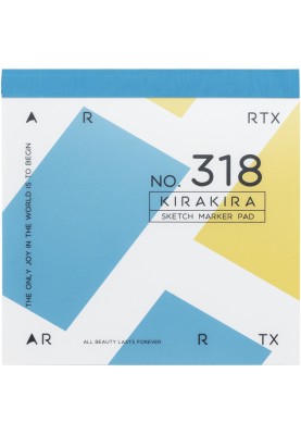 Скетчбук Arrtx для маркеров 18x18 см, 56 листов