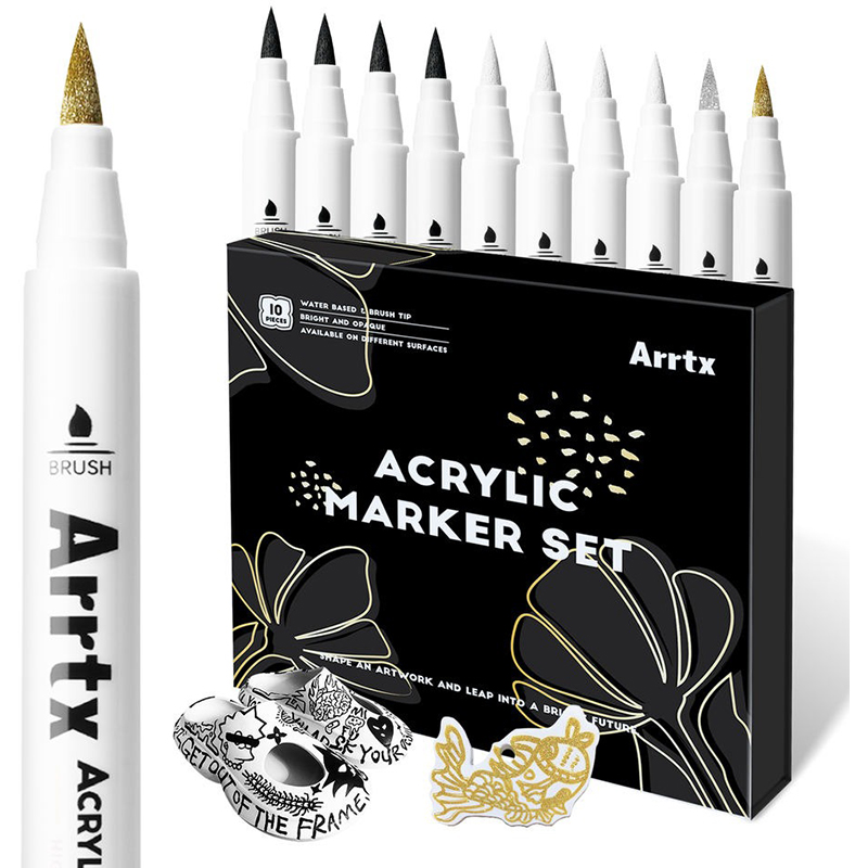Акрилові маркери Arrtx AACM-0500-10A, 10 шт (LC303601)