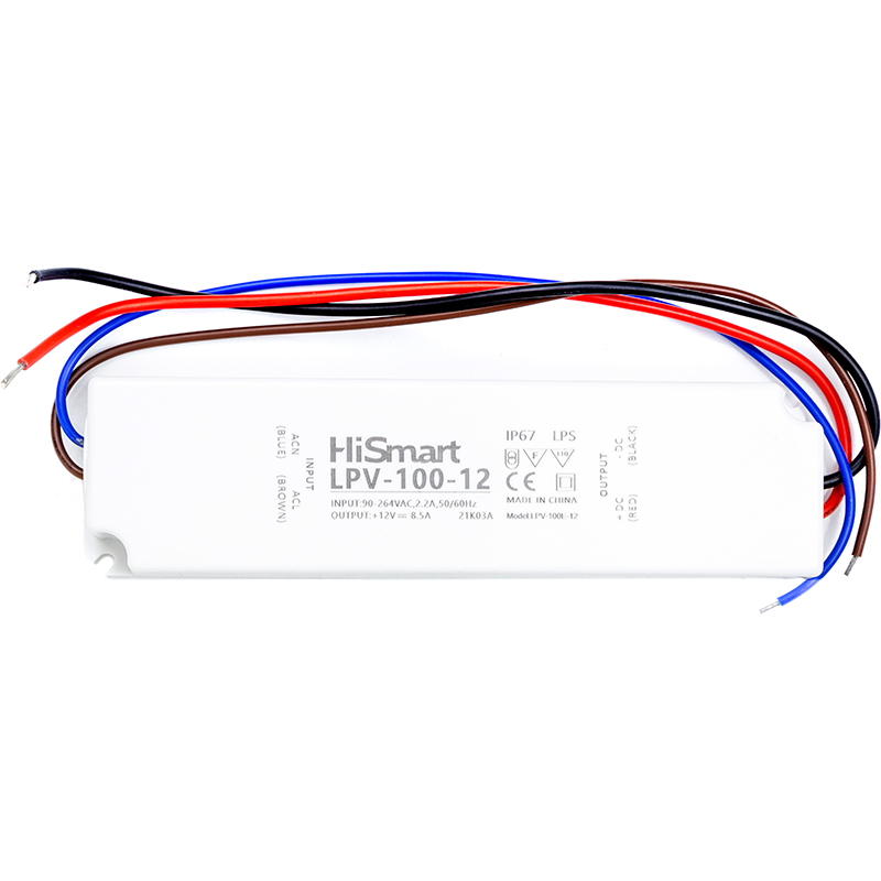 Блок живлення HiSmart 12V, 8.5A, 100W, IP67