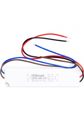 Блок живлення HiSmart 24V, 2.5А, 60W, IP67