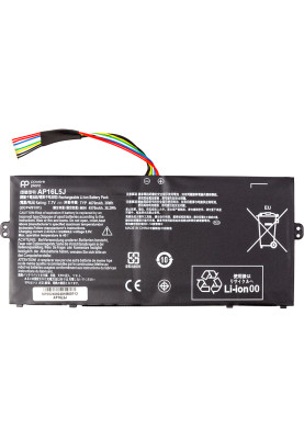 Акумулятор PowerPlant для ноутбуків ACER Switch 3 SW312-31P (AP16L5J) 7.7V 4670mAh