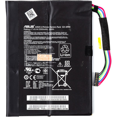 Акумулятор для ноутбуків ASUS Eee Pad Transformer TR101 (C21-EP101) 7.4V 3300mAh (original)