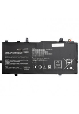 Акумулятор PowerPlant для ноутбуків ASUS VivoBook Flip 14 TP401MA (C21N1714) 7.6V 4900mAh