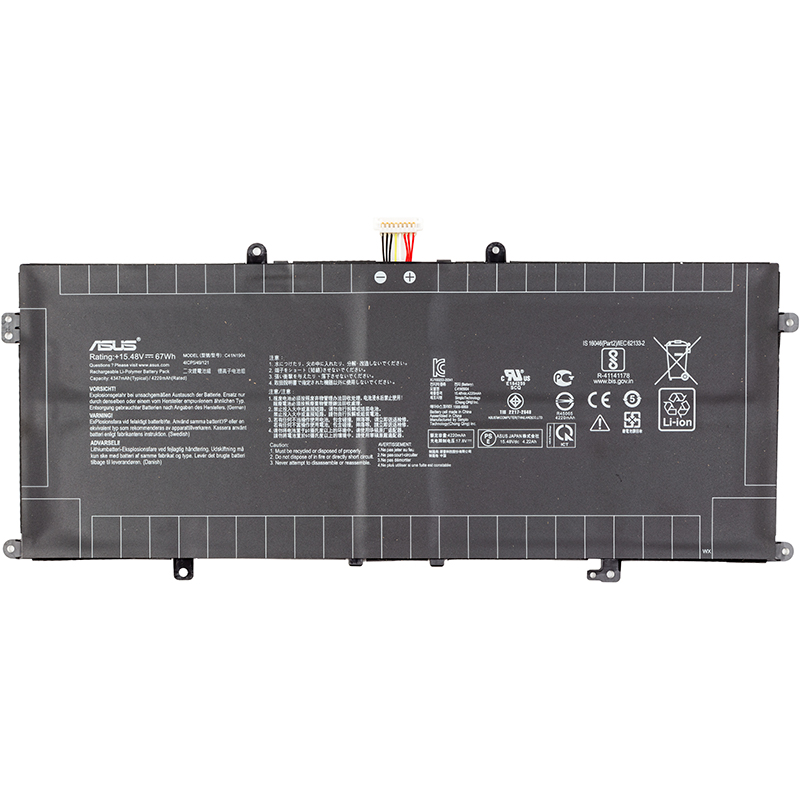 Акумулятор для ноутбуків ASUS ZenBook 13 BX325JA (C41N1904) 15.48V 4220mAh (original)