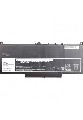 Акумулятор PowerPlant для ноутбуків DELL Latitude E7270 (J60J5) 7.6V 7200mAh