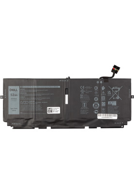 Акумулятор для ноутбуків DELL XPS 13 9300 (722KK) 7.6V 6500mAh (original)