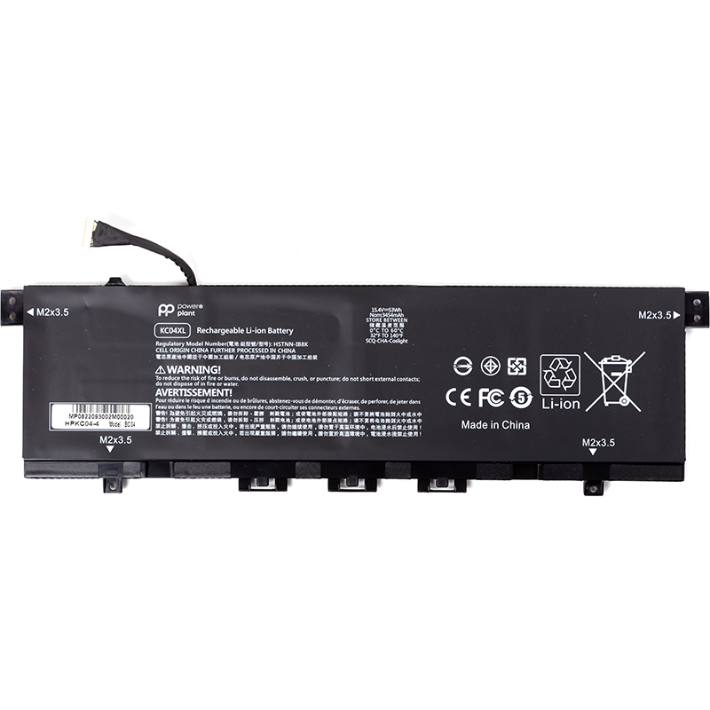 Акумулятор PowerPlant для ноутбуків HP Envy X360 13-AG (KC04XL) 15.4V 3454mAh