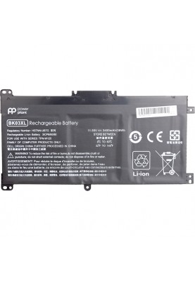 Акумулятор PowerPlant для ноутбуків HP Pavilion X360 14-BA (BK03XL, HSTNN-LB7S) 11.55V 3400mAh