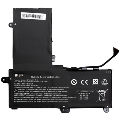 Акумулятор PowerPlant для ноутбуків HP Pavilion X360 11-u (NU03XL) 11.55V 3400mAh