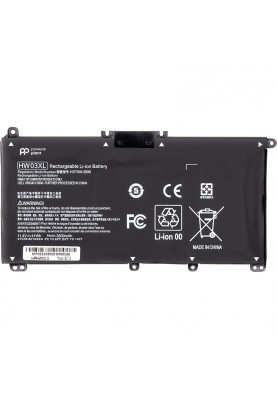 Акумулятор PowerPlant для ноутбуків HP 255 G8 (HW03XL) 11.4V 3500mAh