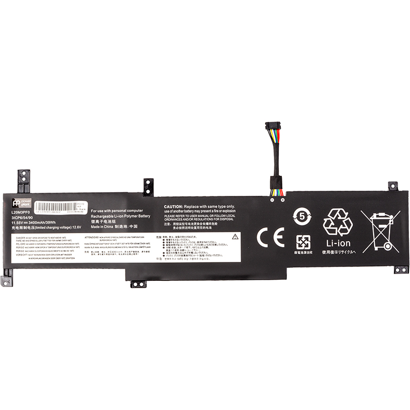 Акумулятор PowerPlant для ноутбуків LENOVO IdeaPad 3 (L20M3PF0) 11.55V 3400mAh