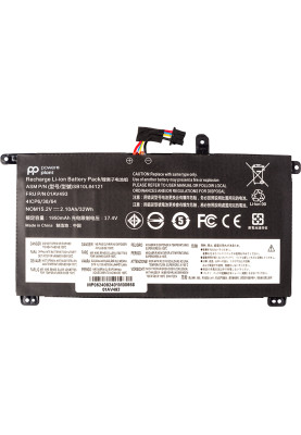 Акумулятор PowerPlant для ноутбуків LENOVO ThinkPad T570 (01AV493) 15.2V 2100mAh