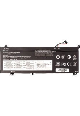 Акумулятор PowerPlant для ноутбуків LENOVO ThinkBook 14 G2 (L19C4PDB) 15.44V 3830mAh