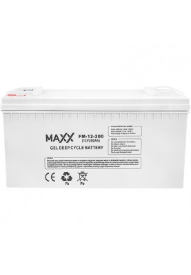 Гелевий акумулятор Maxx 12-FM-200 200AH 12V