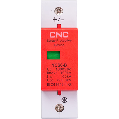 Обмежувач імпульсних перенапруг CNC YCS6/1P-B 60-100KA DC1000V DC