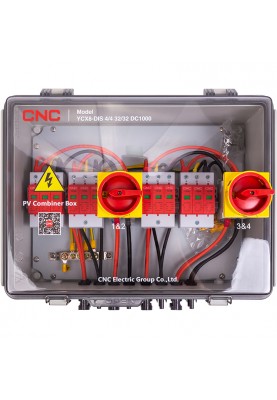 Панель відключення PV CNC 4in-4out YCX8-DIS 4/4 32/32 DC1000