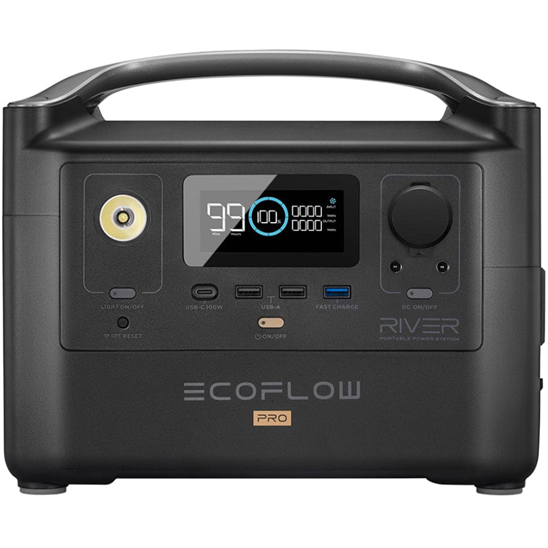 Зарядна станція EcoFlow RIVER Pro 720Wh, 200000mAh, 600W (EFRIVER600PRO)