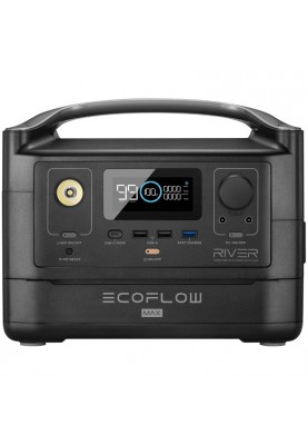 Зарядна станція EcoFlow RIVER Max 576Wh, 160000mAh, 600W (EFRIVER600MAX)