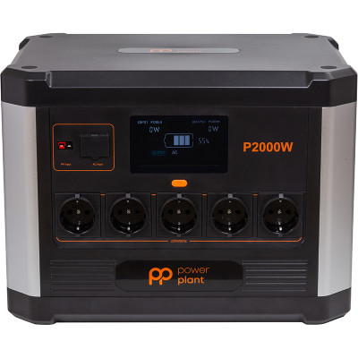 Зарядна станція PowerPlant P2000W 1843.2Wh, 512000mAh, 2000W