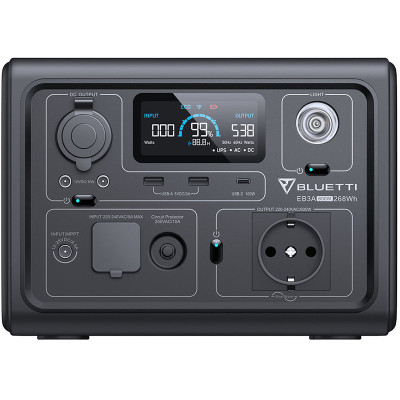 Уцінка!!! Зарядна станція Bluetti EB3A 268Wh, 74444mAh, 600W