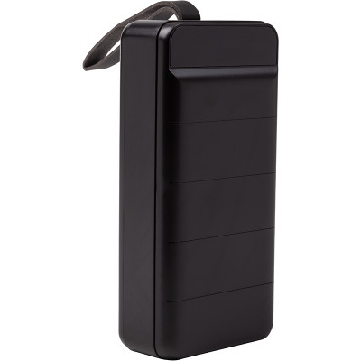 Універсальна мобільна батарея PowerPlant 36000mAh, PD 20W, USB-C, 3xUSB, Lightning, black