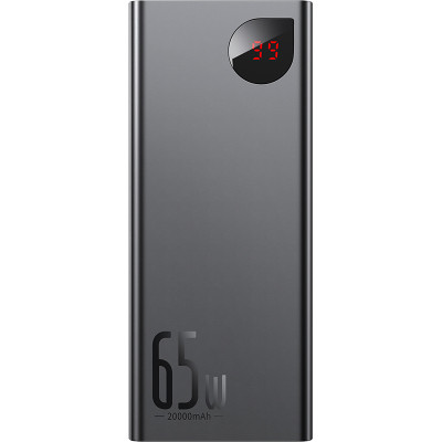 Універсальна мобільна батарея Baseus Adaman Metal 20000mAh, PD 65W, USB-C, 2xUSB QC 3.0