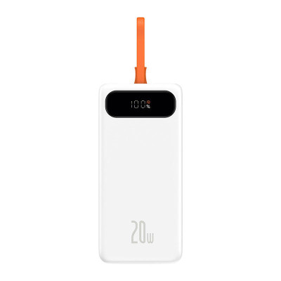 Універсальна мобільна батарея Baseus Block 20000mAh, PD 20W, USB-C, USB QC 3.0, Lightning