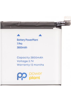 Акумулятор PowerPlant OnePlus 7 Pro (BLP699) 3800mAh