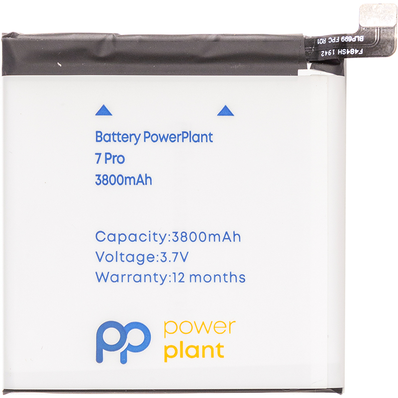 Акумулятор PowerPlant OnePlus 7 Pro (BLP699) 3800mAh