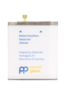 Акумулятор PowerPlant Samsung Galaxy A40 (EB-BA405ABE) 3100mAh