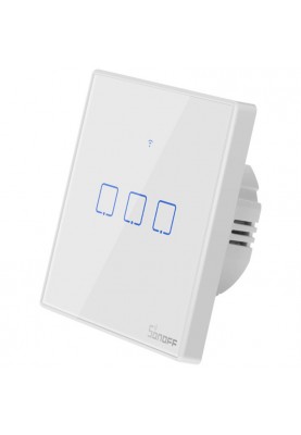 Розумний сенсорний Wi-Fi перемикач Sonoff T2EU3C-TX