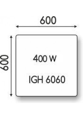 Обігрівач склокерамічний HGlass IGH 6060 B Premium