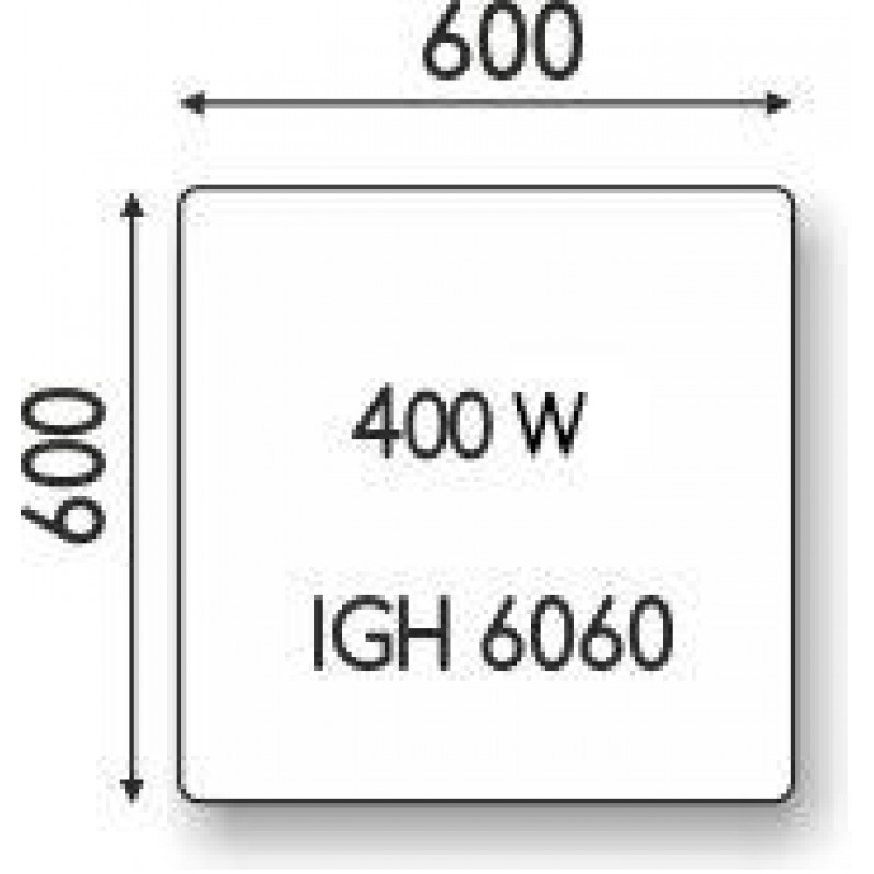 Обігрівач склокерамічний HGlass IGH 6060 B Premium