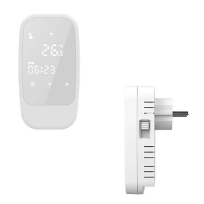Розетковий терморегулятор HSens 02DB Wi-Fi (16А)