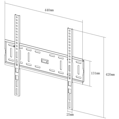 Кронштейн настінний X-Digital STEEL SF305 Black (5988308)