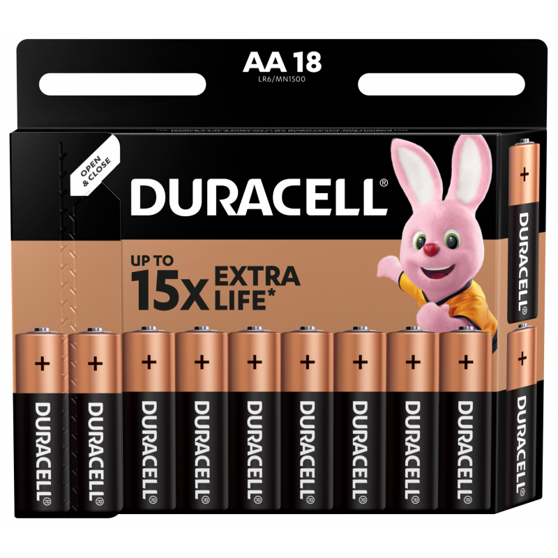 Батарейка Duracell LR06 MN1500 1х18 шт. (6409645)