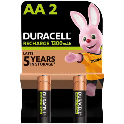 Акумулятор Duracell AA 1300 mAh, 2 шт. (6410548)