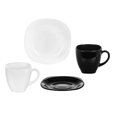 Сервіз чайний LUMINARC CARINE BLACK&WHITE, 12 предметів (5482617) Сервіз чайний LUMINARC CARINE BLACK&WHITE, 12 предметів (5482617)