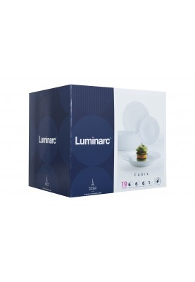 Сервіз столовий LUMINARC CADIX, 19 предметів (6225616)