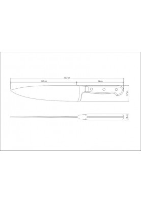 Ніж кухарський TRAMONTINA CENTURY, 203 мм (508392)