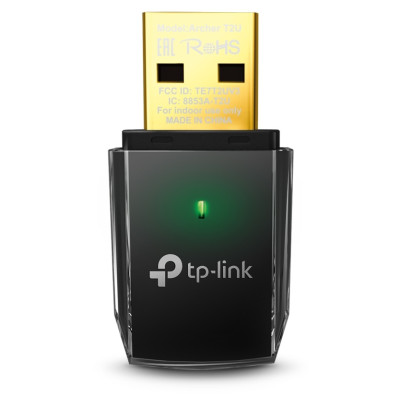 Бездротовий мережний адаптер TP-Link Archer T2U AC600 Wireless Dual Band USB Adapter (6239711)