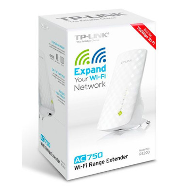 Двухдиапазонный усилитель беспроводного сигнала TP-Link RE200 Wireless AC750 Range Extender (6239716)