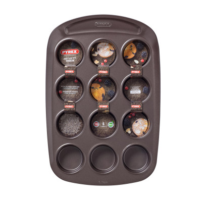 Форма для маффінів PYREX ASIMETRIA, 12 шт. 6.5 см (6236591)