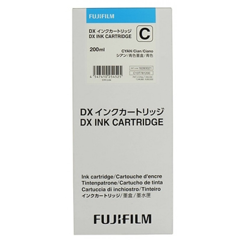 Картридж Fuji DX100 Ink Cartridge Cyan 200ML (6253884)